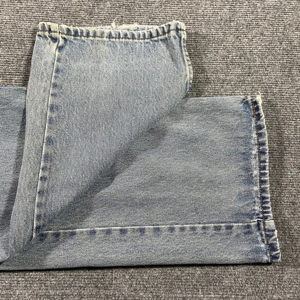 Levis‎ Denizen 281 Jeans Mens Size 38x32 Straight Fit Light Wash Blue Denim